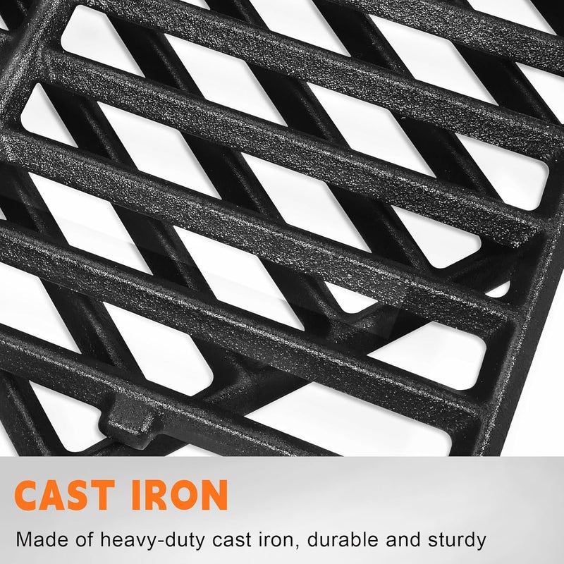 GGC 7637 Grill Grates for Weber Spirit E210 E220 S210 S220, 17.5" Cast Iron Cooking Grid for Weber Spirit 200&Spirit II 200 Series Gas Grills with Front Control Panel - Image 4